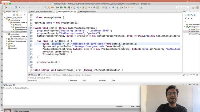 Kafka Tutorial | Java Producer and Consumer code | Java with Apache Kafka смотреть онлайн
