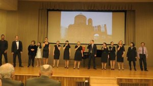 "Россия и Армения" - исполняет хор Посольства России в Армении, 05.04.2018