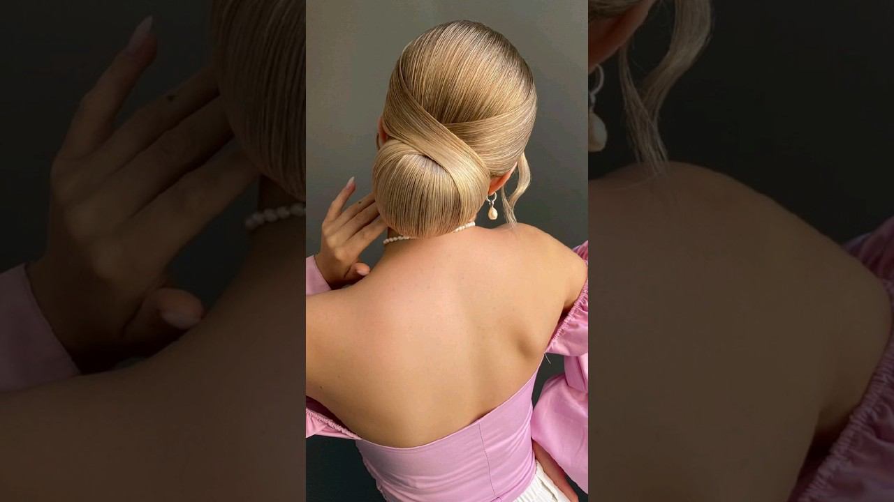 Обучение прическам Нижний Новгород.  Причёска в европейскомстиле " классический валик" #hairstyle