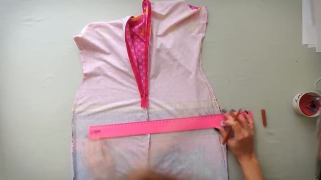 Шью Платье-Футляр с Американской Проймой из трикотажа