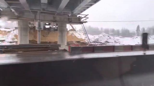 Развязка на М10 между Дурыкино и Ложками, 28.11.2020 смотреть онлайн