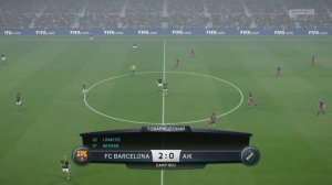 FIFA 16 Быстрый матч 4:0 BAR - AIK, 2 тм.На PlayStation  4