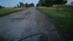 Покатушка на альфе из хлама с двигателем от бензопилы Урал.