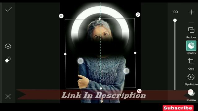 Instagram dual tone Ring light photo editing in PicsArt | Ring light photo editing tutorial