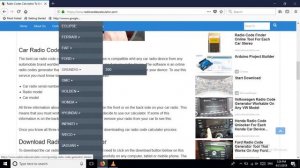 VW Radio Code Calculator