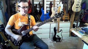 Gibson SG Copy Type: Greco EB50 1986 BASS REVIEW, BASS DEMO