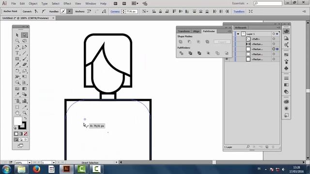 Free Create Your Face Icon Style - Tutorial Flat Style смотреть онлайн