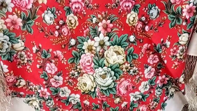 Платки шерсть 146, шелковая бахрома, Акция смотреть онлайн