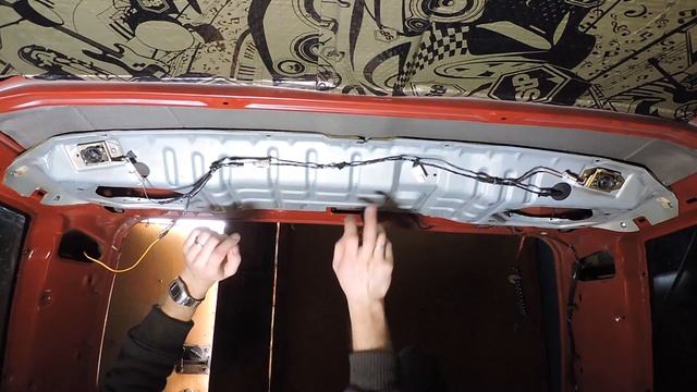 Полочка под динамики и теплошумоизоляция потолка Nissan Terrano 2.7 смотреть онлайн