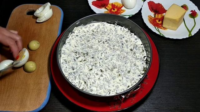 Очень вкусный салат/ Букет сирени/ Просто Вкусно/ блюдо на праздничный стол/Salad