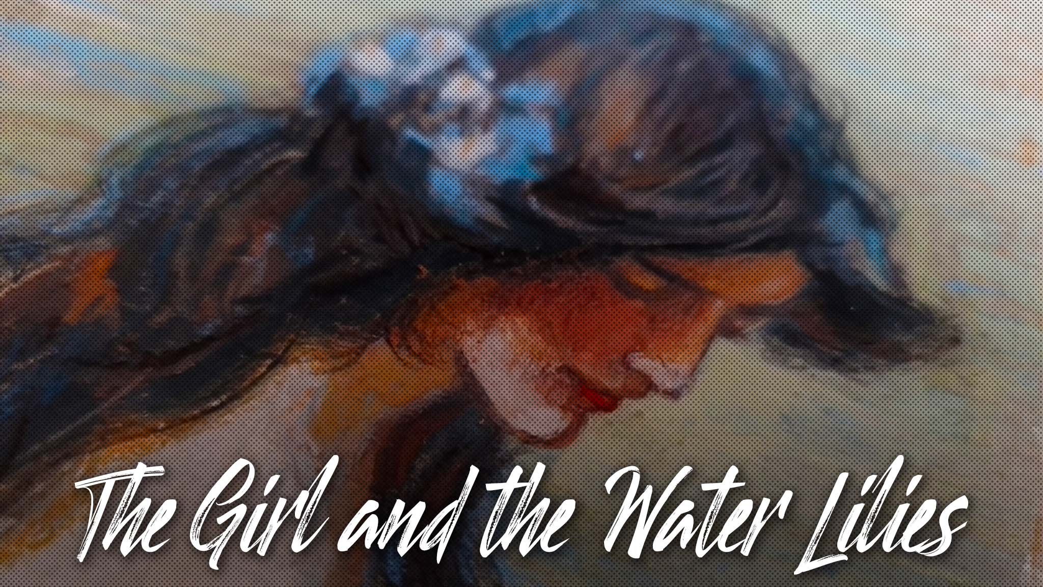 ИМПРЕССИОНИЗМ рисую сухой пастелью и гуашью ДЕВУШКА и КУВШИНКИ | The girl and the water lilies