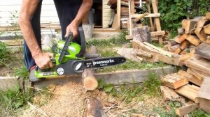 Электрическая цепная пила greenworks G40CS30