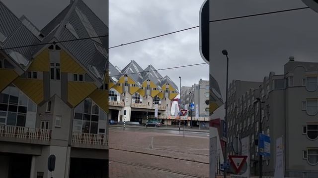 Кубические дома. Роттердам, Нидерланды/cube houses. Rotterdam, Netherlands