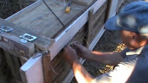 Самодельный пресс для изготовления тюков на скорую руку.