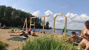 Озеро "Красавица" -всем оно понравится. Ленинградская обл.