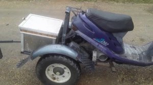 Скутер-трайк  улучшенный вариант.