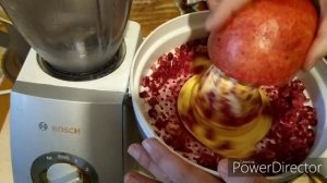 Гранатовый сок на комбайне Bosch