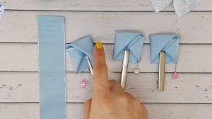 Бантики из репса 4 см и кружева??ОЧЕНЬ интересные бантики ??