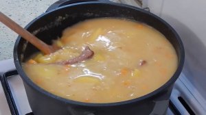 Гороховый суп. ПРОСТОЙ, ВКУСНЫЙ, ДОМАШНИЙ РЕЦЕПТ.