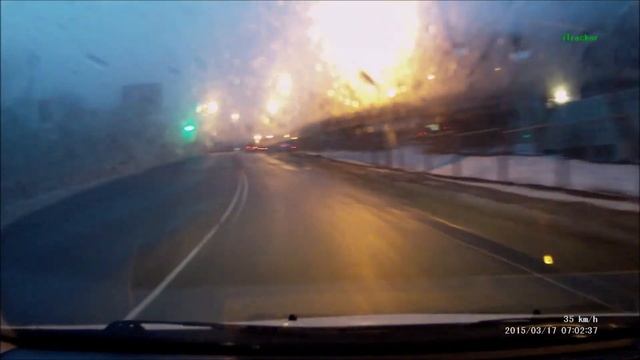 Работа VSC Prius в ледяном повороте смотреть онлайн