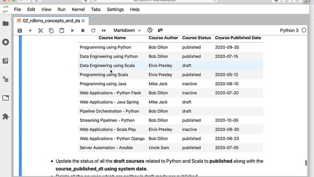 12 Exercise Database Operations смотреть онлайн