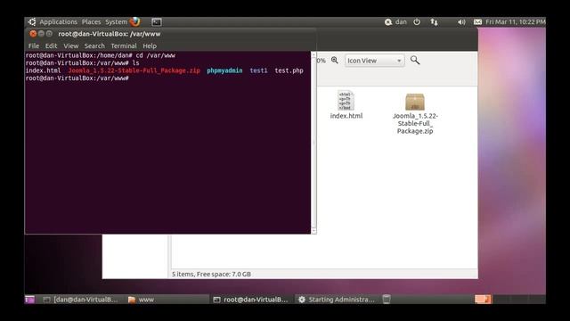 How to manually install Joomla in Ubuntu - Part 1/2 смотреть онлайн
