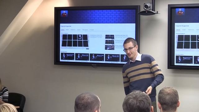 Антон Полонов и Сергей Кодолов на семинаре Mega Context во Владивостоке. 28.09.16
