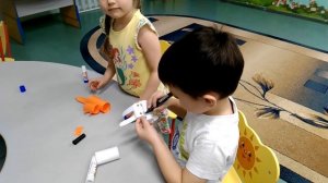 Поделка из бумажного цилиндра. ЗАЯЦ, БЕЛКА, МЕДВЕДЬ, ЛИСА . Средняя группа в детском саду