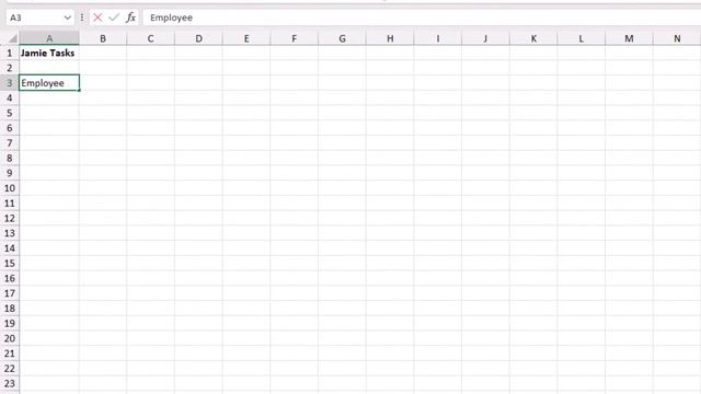 How to Make a Task List for Employees in Excel - Tutorial