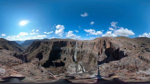 Водопад "Принцесса", 76 метров, плато Путорана.