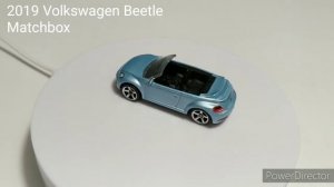 Matchbox Cars Turntable #21 2019 Volkswagen Beetle Convertible