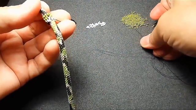 Как сплести жгут "Змеиная кожа" без схемы.How to weave a snake skin tourniquet without a pattern