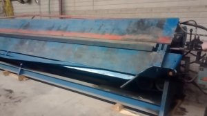 Dobladora de Lámina de 20 pies, con sistema hidraúlico