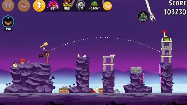Angry Birds Classic Gameplay - Episode - Jurassic Pork - Chapter 37 - Level 1-15 - Three Stars смотреть онлайн