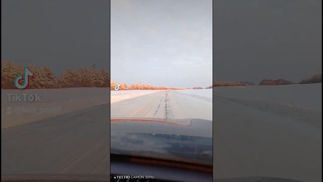 зимняя дорога в Свияжск