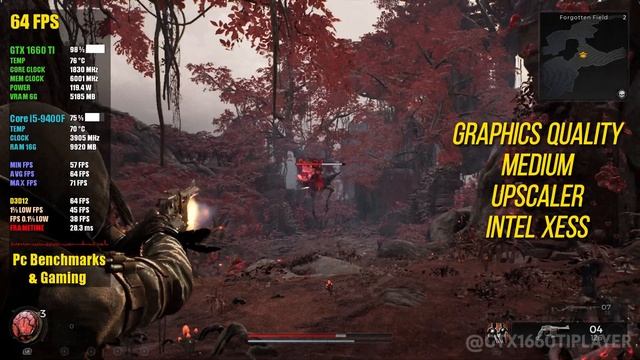 Remnant 2 | Unreal Engine 5 | GTX 1660 TI | PC Performance Test