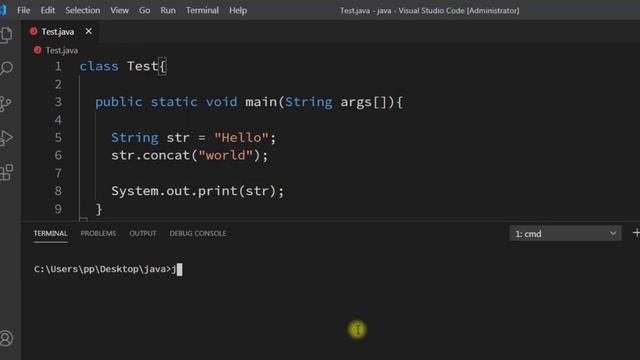 Java-39-Strings are Immutable in java || Java Programming Tutorial