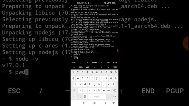 Install nodejs and express in Android devices. смотреть онлайн