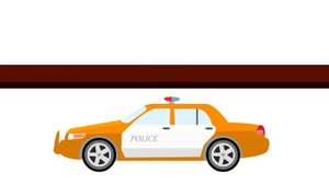 Учим цвета. Разноцветные яйца. Полицейская машина