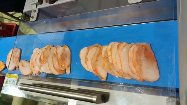 Слайсер-машина для нарезки DRB-21K-С с отводящим транспортером смотреть онлайн