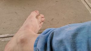 Shoeplay and Dangling with New Clogs and Sock Removal