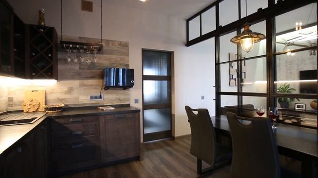 Обзор дизайна 2х комнатной квартиры 70м² в стиле минимал-лофт | Рум тур
