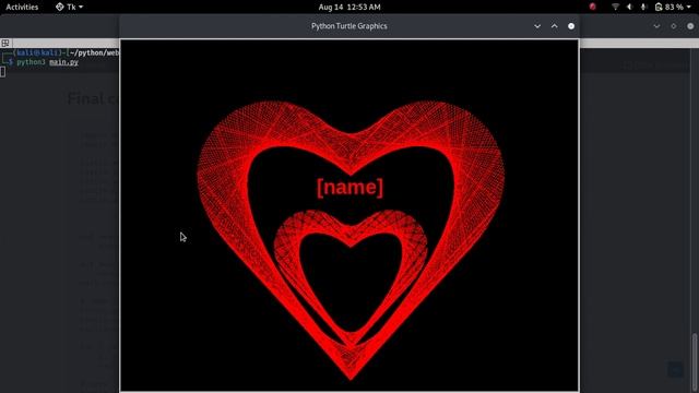 I Love You Code In Python | Expressing Love in Code: Writing 'I Love You' in Python | Game Of Devil