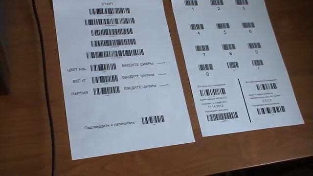 Печать этикеток на одиночном принтере с переменными данными