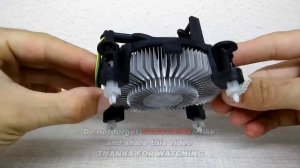 Intel E97379-001 Cooler With Aluminum Heatsink for Socket 1155 / 1156 Connector 4-pin - Small Revie