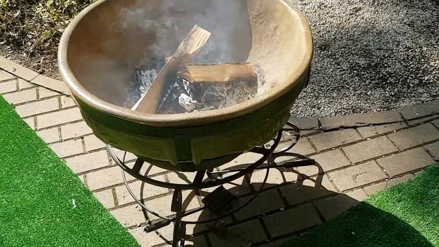Керамический очаг для костра / костровая чаша для дачи