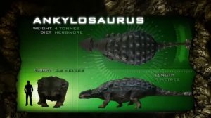 АНКИЛОЗАВР - Ящер-Танк - бронированный вегетарианец с хвостом- булавой - ломал ноги Тираннозавру.
