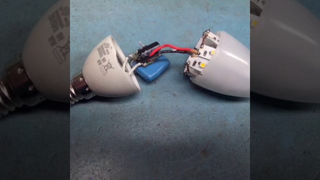 Ремонт светодиодной лампочки Е14. смотреть онлайн