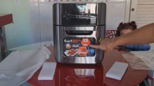 UNBOXING completo AIR FRYER OVEN Philco PFR2200P | 12 litros | 4 em 1| Fritadeira elétrica e forno