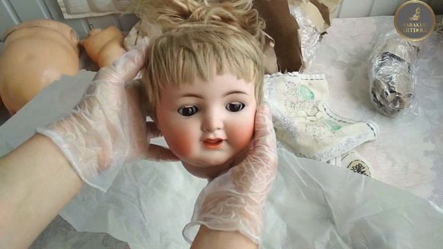 Распаковка антикварной куклы